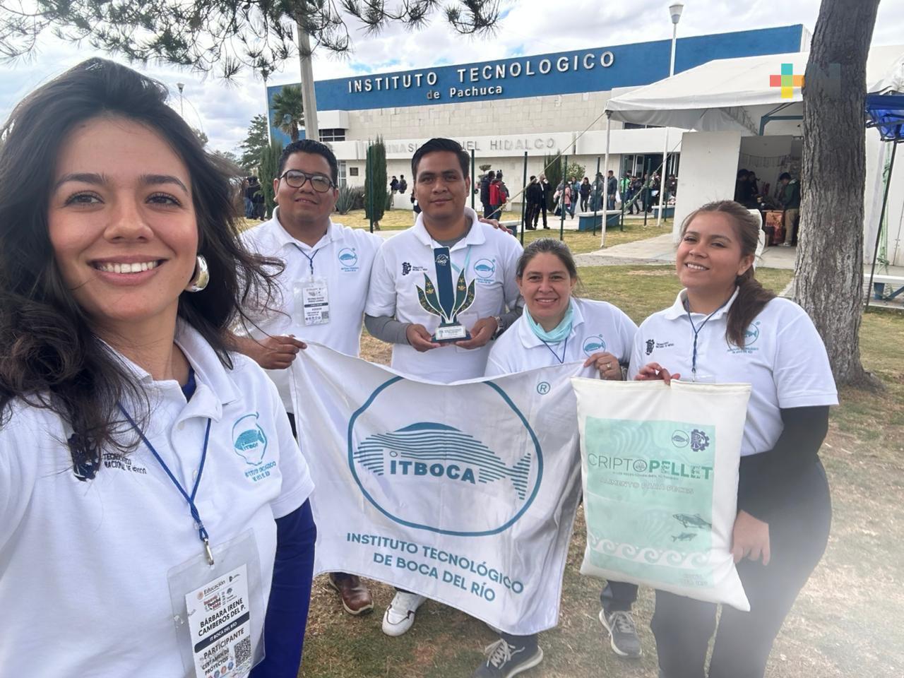 Estudiantes veracruzanos convierten especies invasoras en alimento para peces