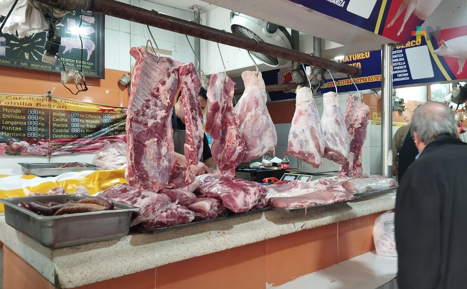 Sin aumentar ventas en carnicerías de Veracruz puerto