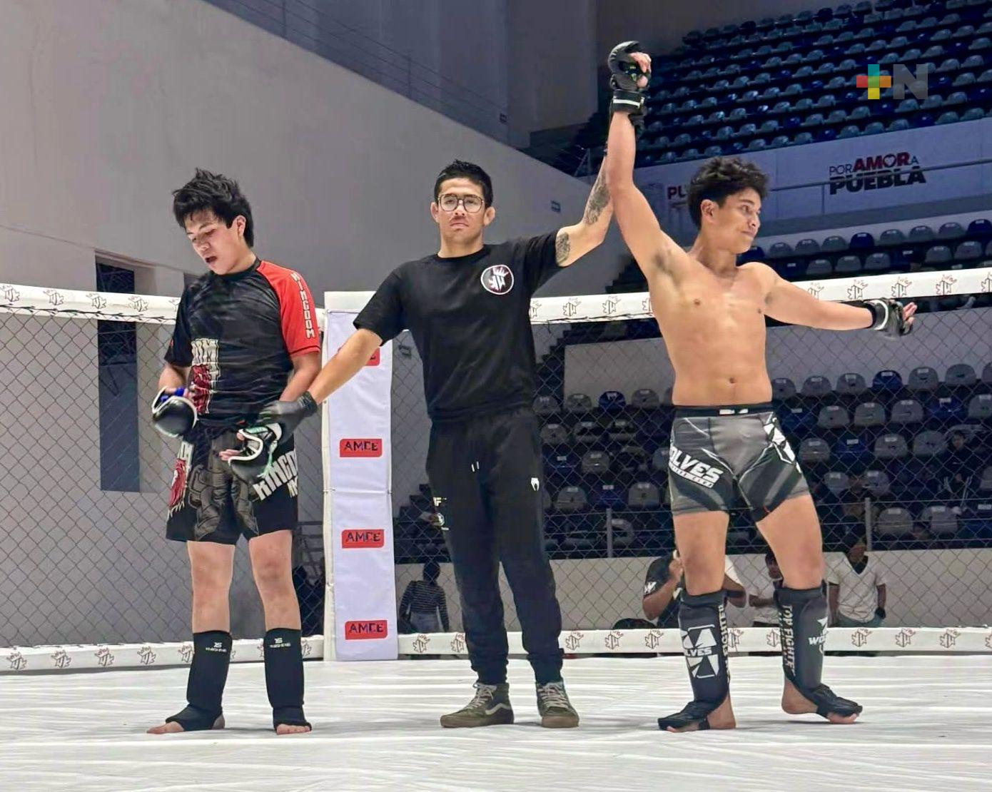 Cosechan 20 medallas peleadores de Coatza en evento de AMM celebrado en Puebla