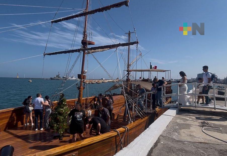 Recorrido en goleta Iguala toma fuerza rumbo a San Juan de Ulúa