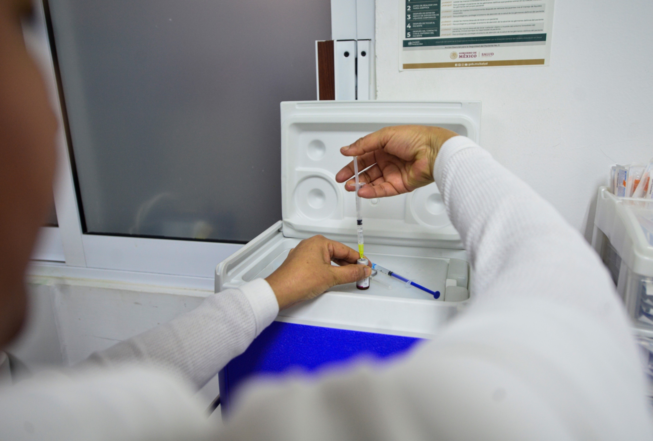 Vacuna contra el sarampión disponible en todos los centros de la Secretaría de Salud