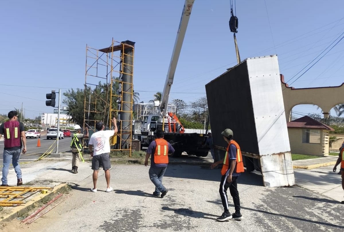 Protección Civil refuerza vigilancia en espectaculares y zonas concurridas de Coatzacoalcos