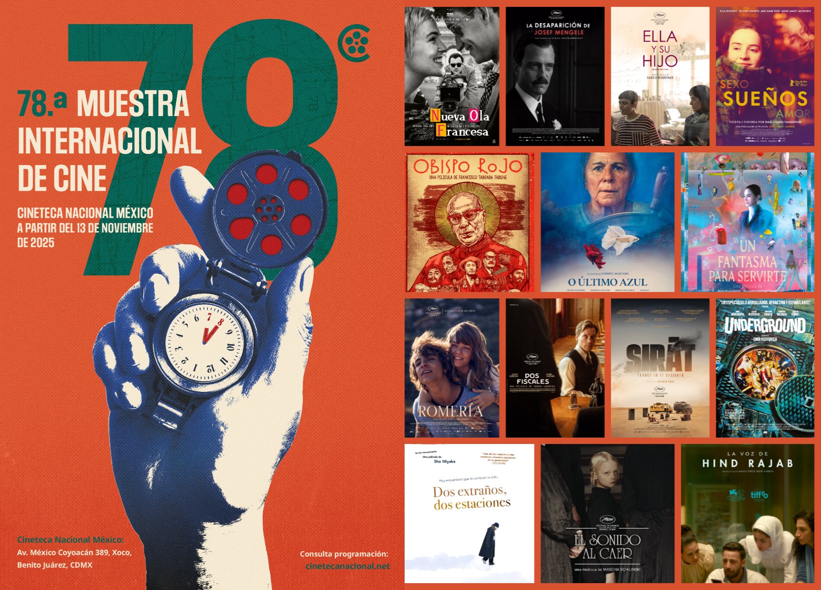 La 78 Muestra Internacional de Cine llegará  a Veracruz