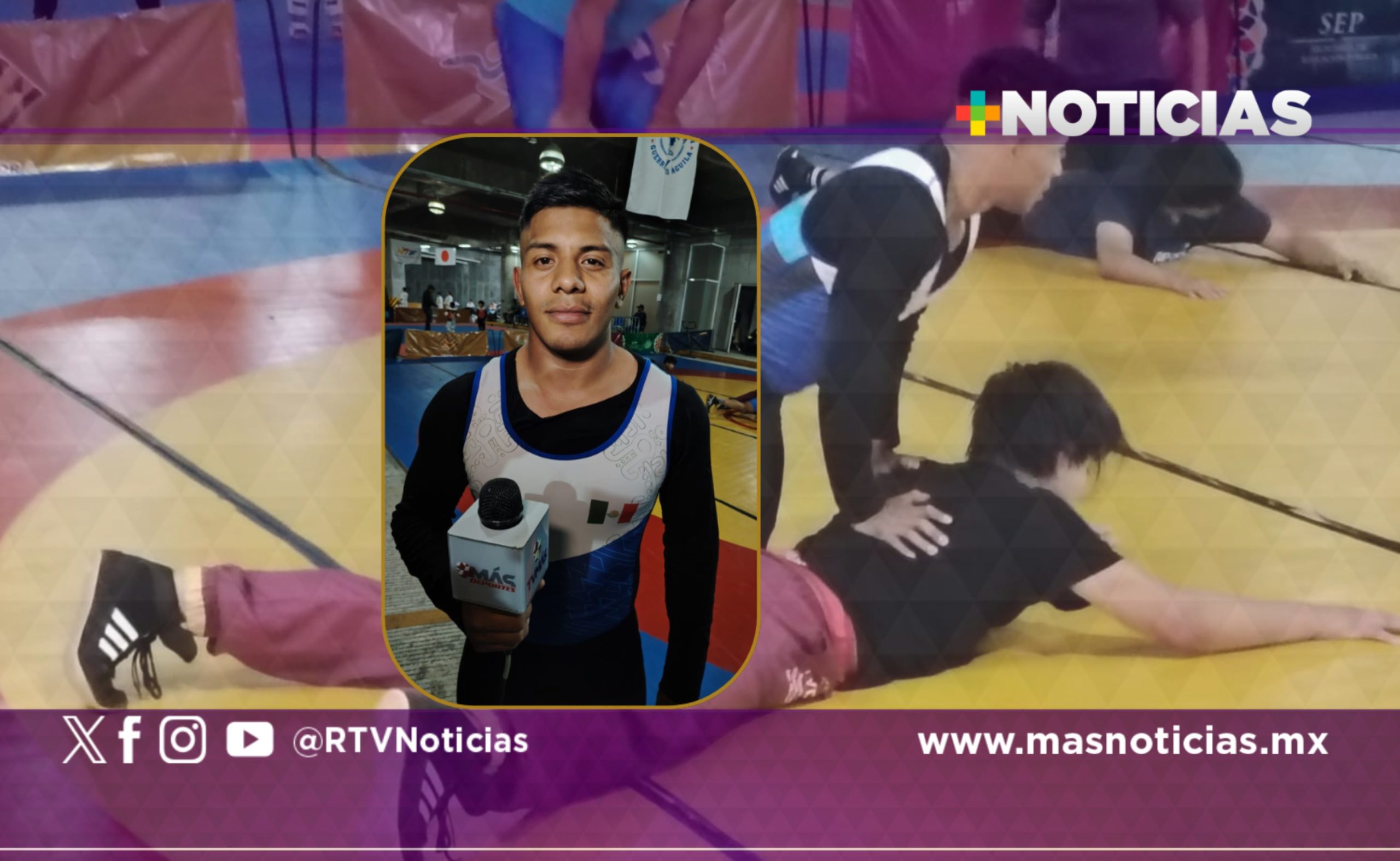 Alexis Rodríguez a concentración de selección nacional de luchas