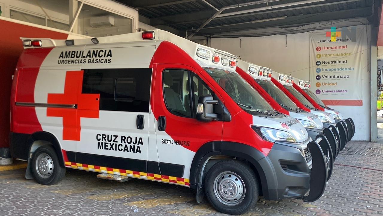 Cruz Roja reportó disminución de servicios durante 31 de diciembre y 1 de enero