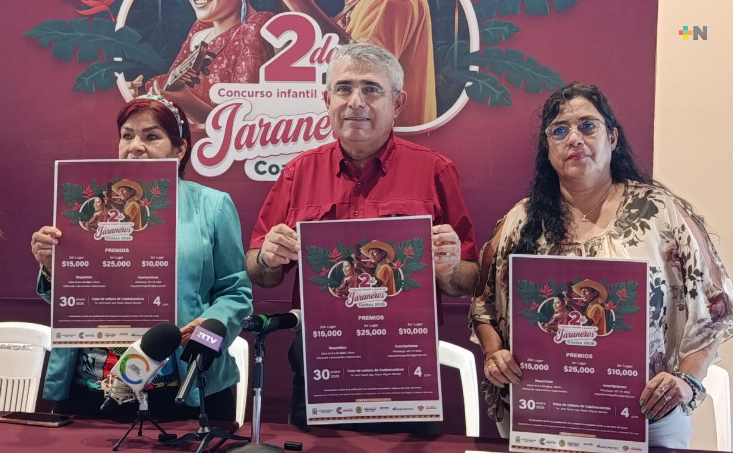 Concurso Infantil y Juvenil de Jaraneros se realizará en Coatzacoalcos