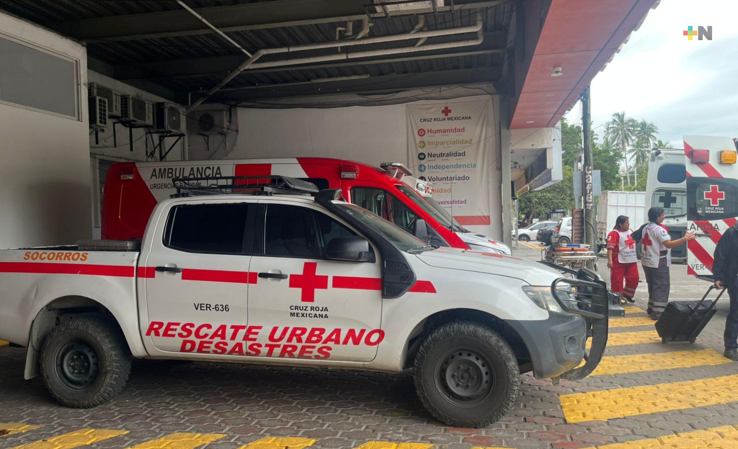 Personal de Cruz Roja se alista para Carnaval de Veracruz