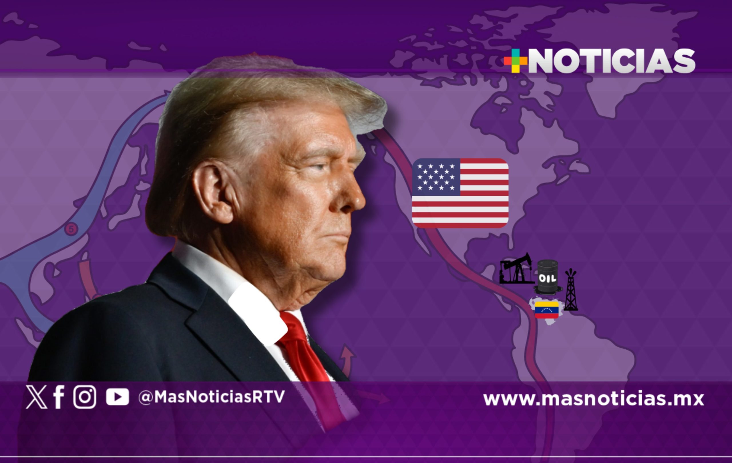 Venezuela entregará hasta 50 millones barriles de petróleo a EUA: Trump