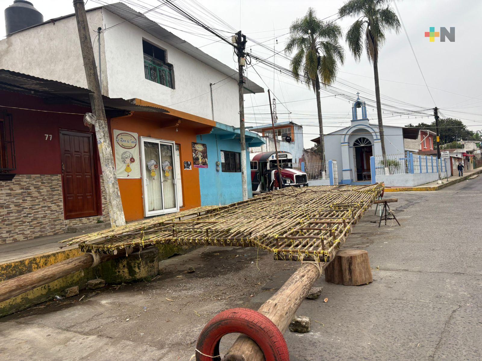 En Teocelo se preparan para las festividades en honor al Santo Entierro de Cristo