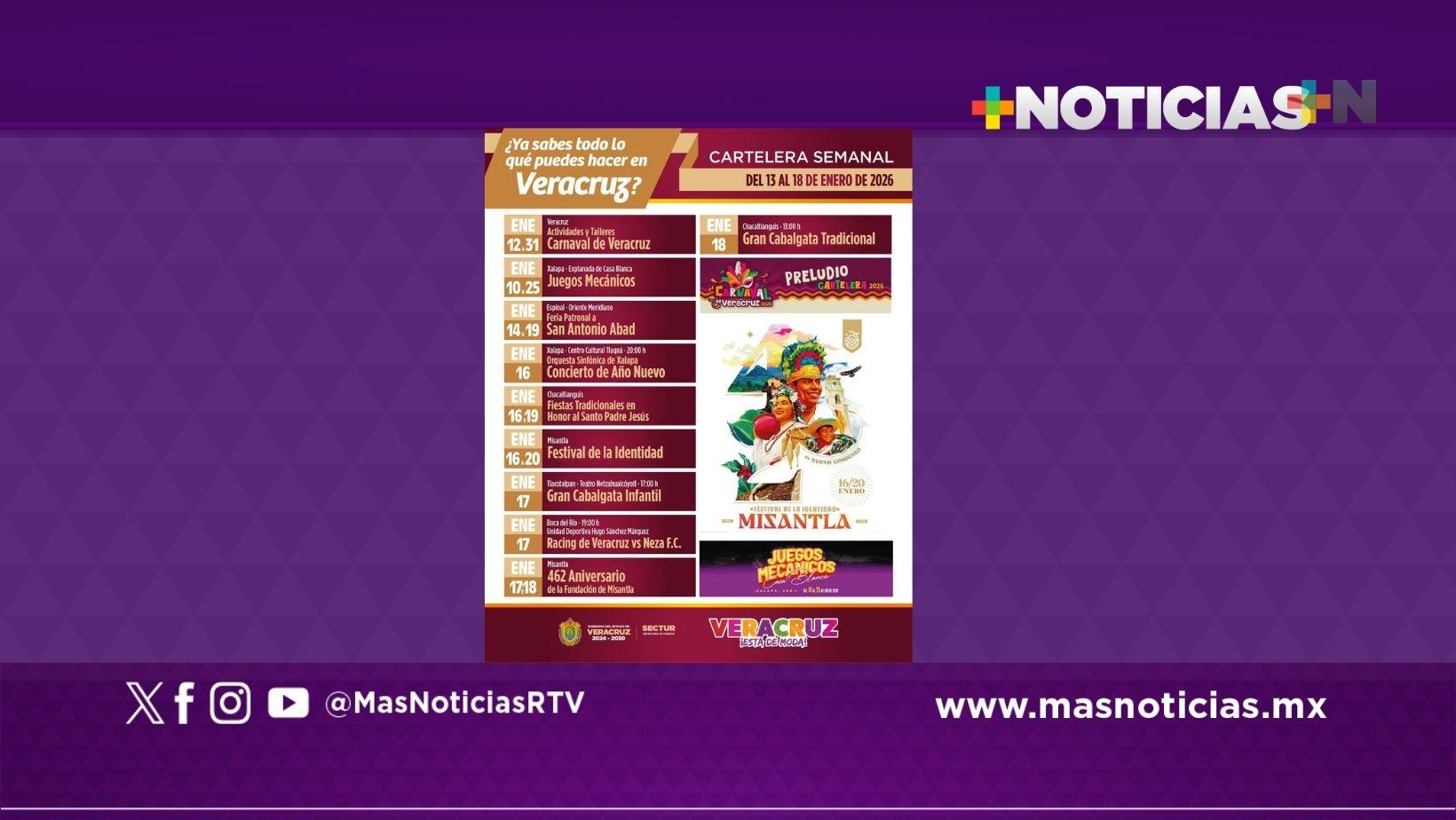 Presenta Sectur cartelera de actividades turísticas