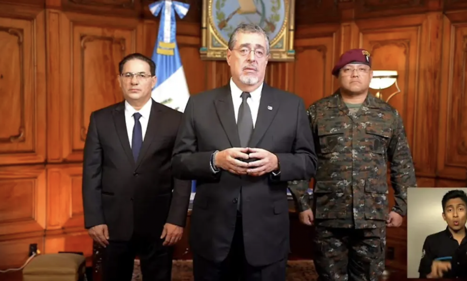 Guatemala declara Estado de sitio