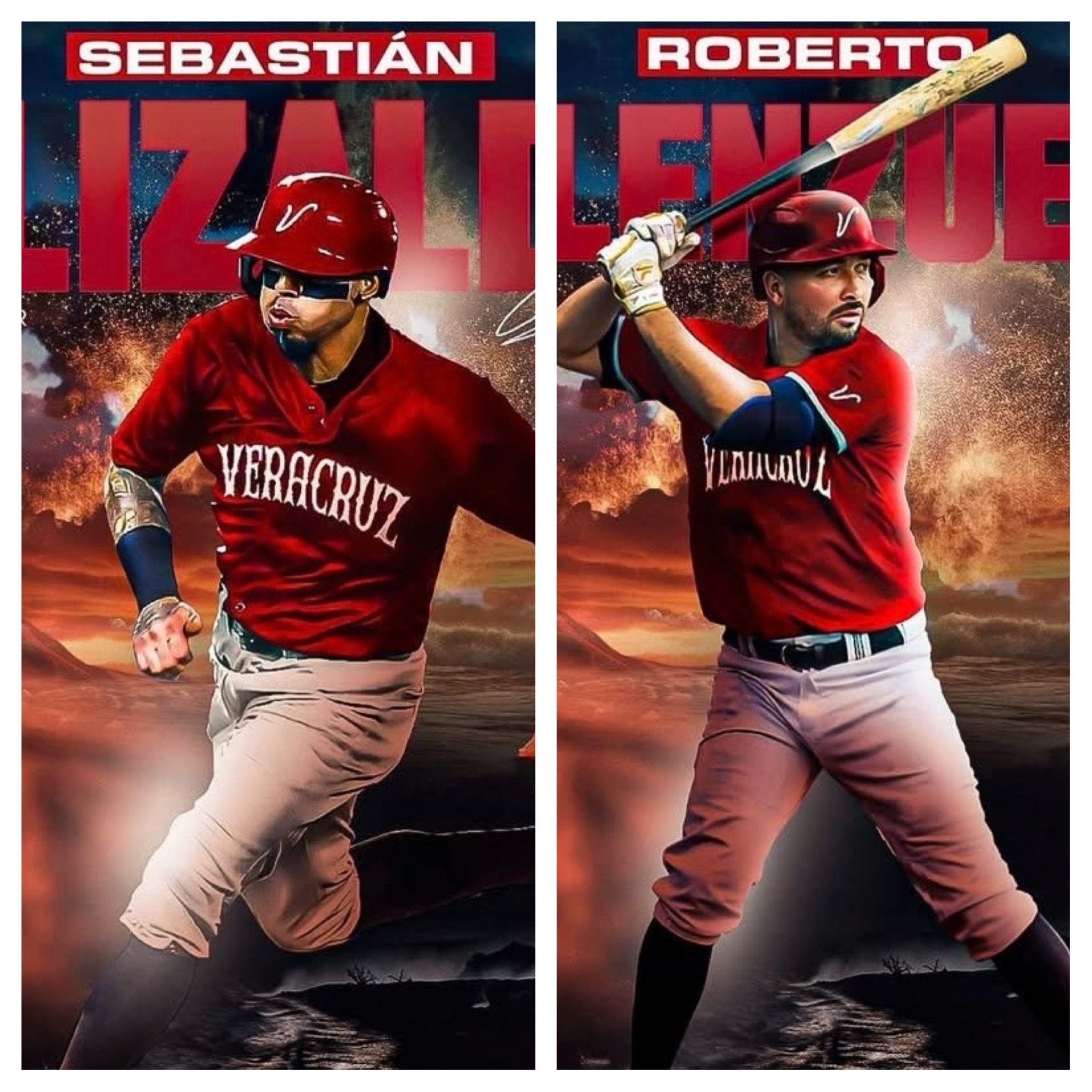 Valenzuela y Elizalde se visten de Gloriosos para la temporada 2026