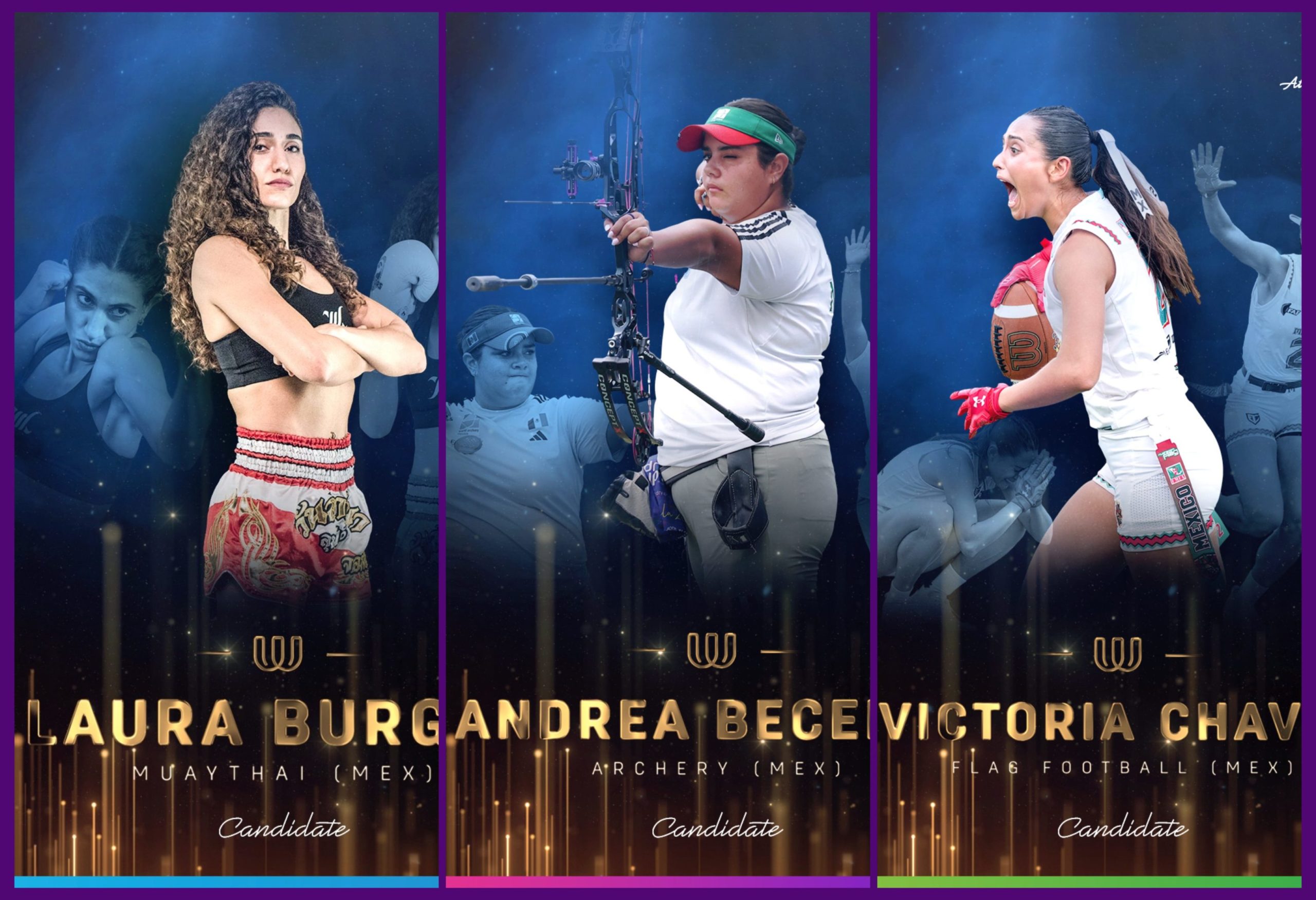 Nominadas a “Atleta del Año 2025” de los Juegos Mundiales