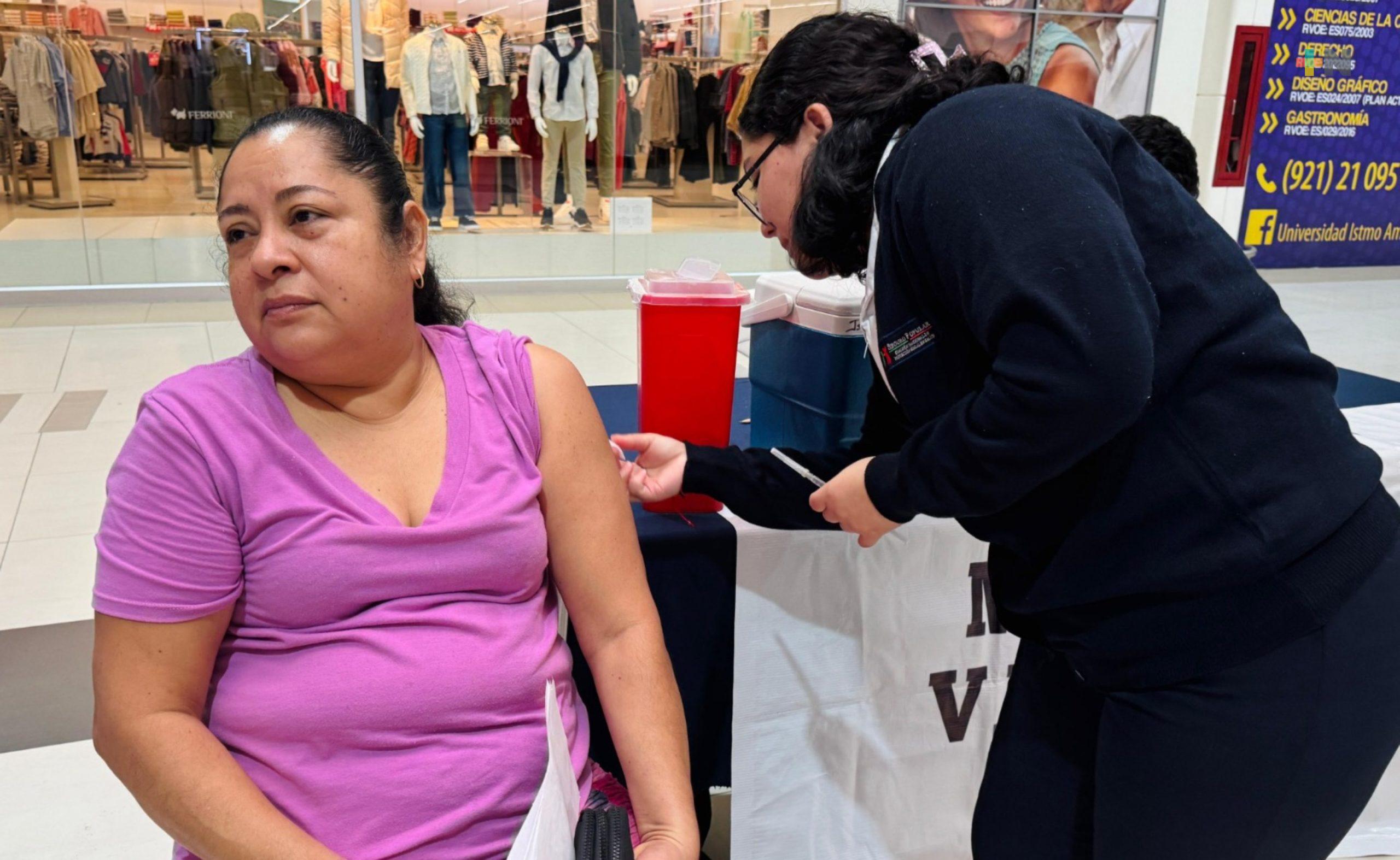 Aplican plan de control y prevención del sarampión en la zona sur