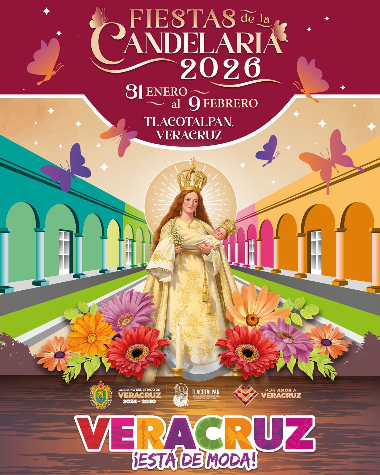 Invita SECVER a vivir las tradicionales fiestas de La Candelaria en Tlacotalpan