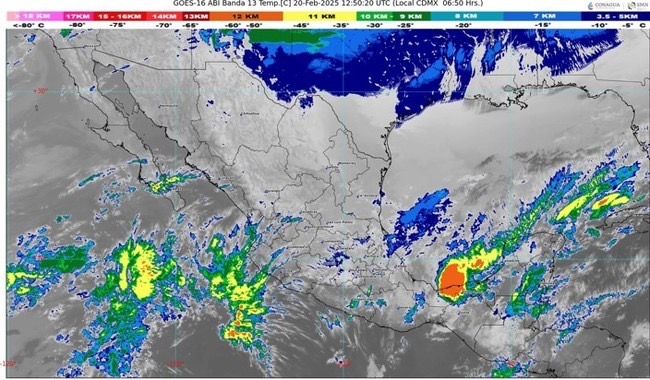 Ingresa frente frío número 28 en el Estado de Veracruz