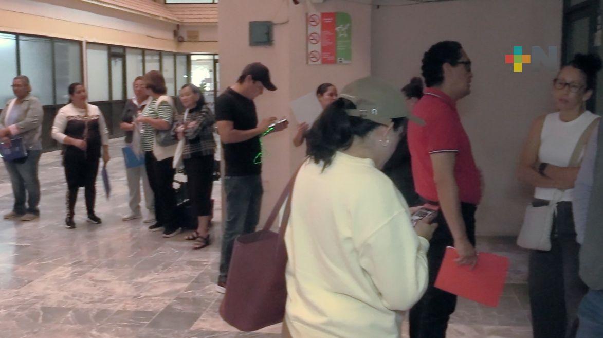 Habilitan módulo para el canje de placas en Plaza Acuario de Veracruz puerto