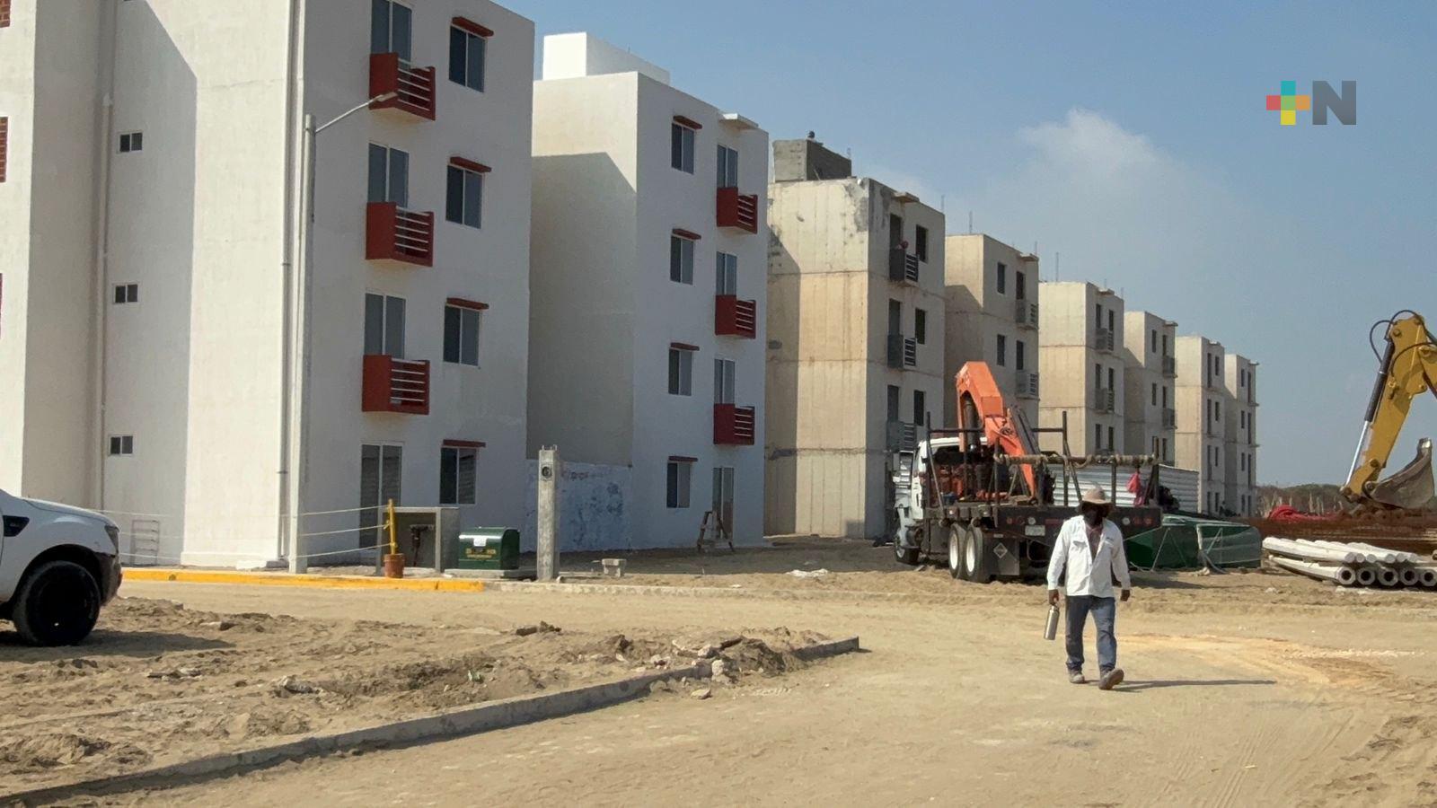 Avanza construcción del fraccionamiento Veleros en Coatzacoalcos