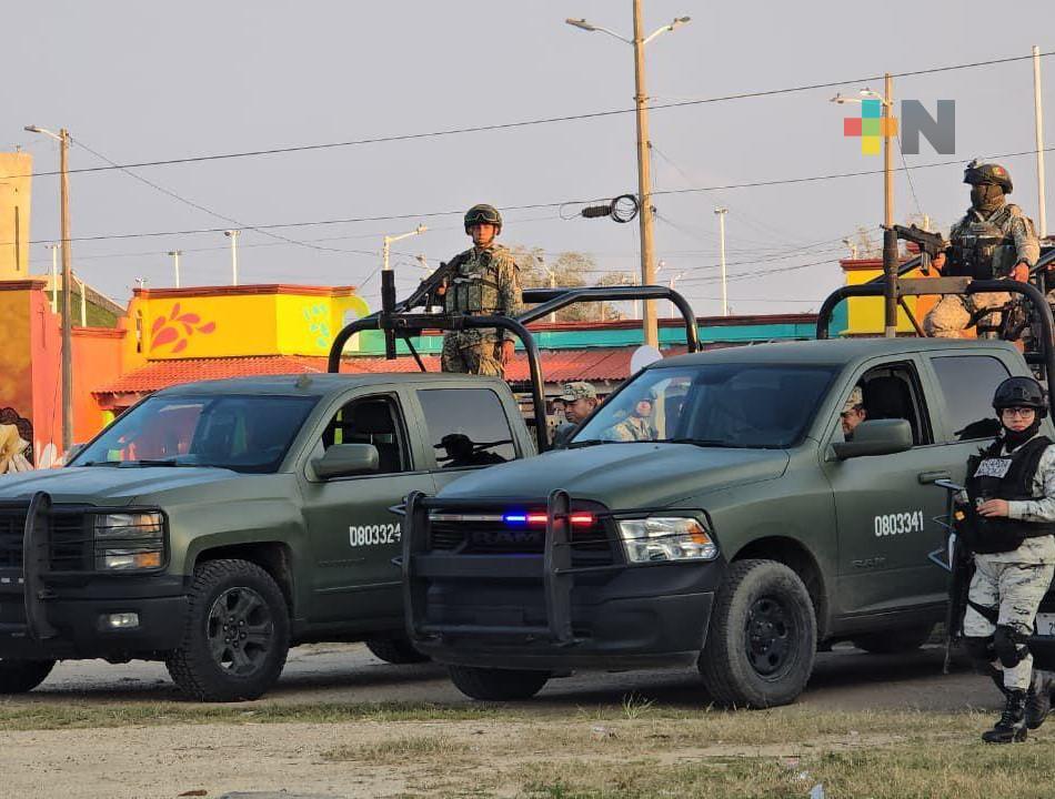 Refuerzan operativos de seguridad en Coatzacoalcos