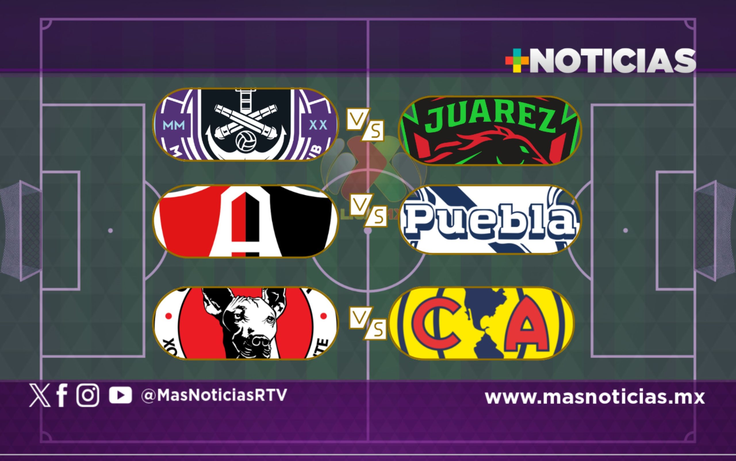 Con tres juegos inicia la Liga MX, torneo de Clausura 2026