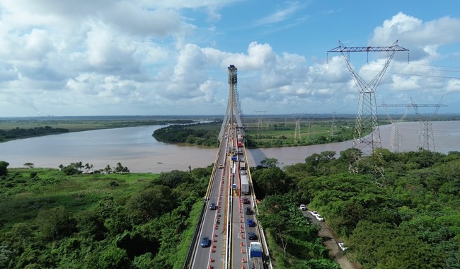 Rehabilita SICT puente ‘Antonio Dovalí Jaime’ en Veracruz; registra 79% de avance