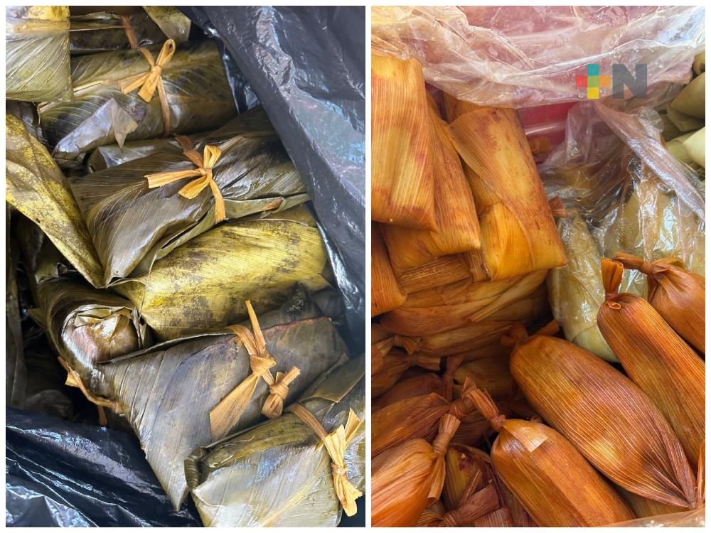 Diferentes tipos de tamales se ofrecen en mercado Morelos de Coatzacoalcos