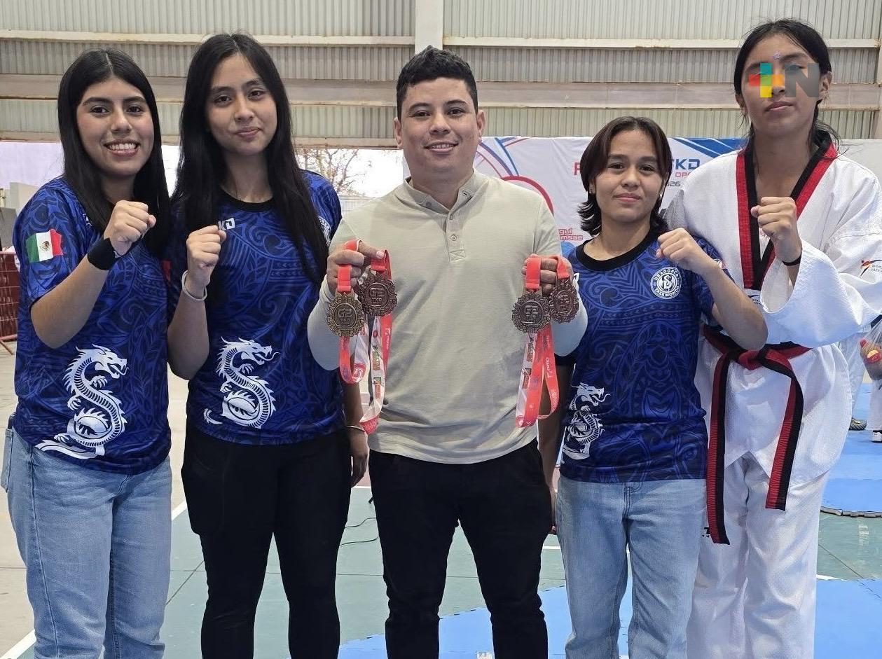 Dragones Nacional Taekwondo logra seis medallas en Nacional G2