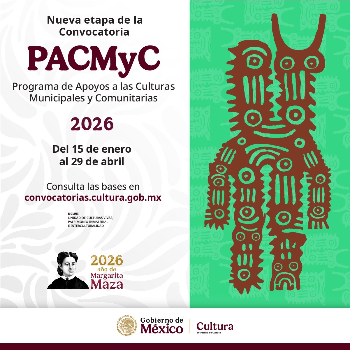 Reitera SECVER su invitación para participar en la convocatoria PACMyC 2026