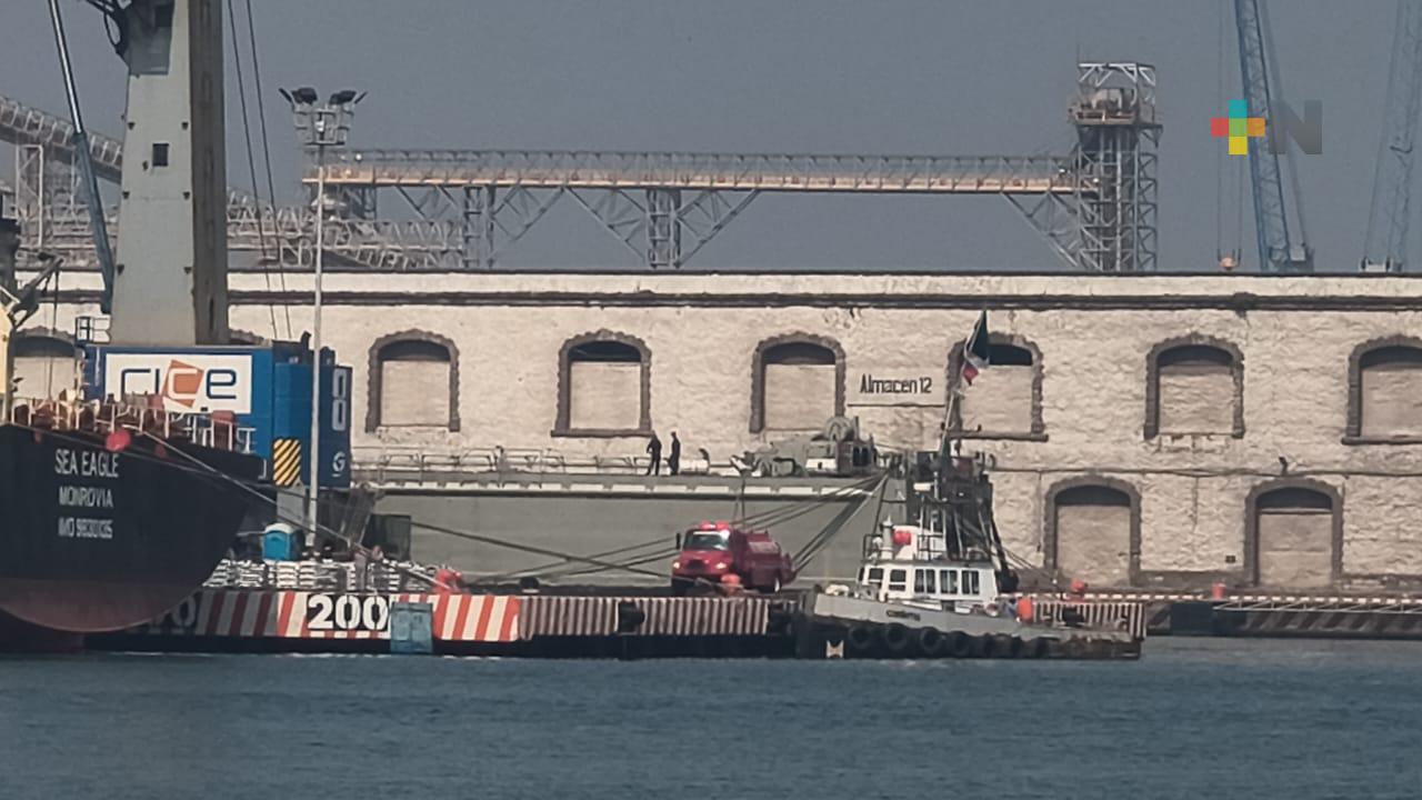 Buque enviado a Cuba ya está de regreso en el puerto de Veracruz