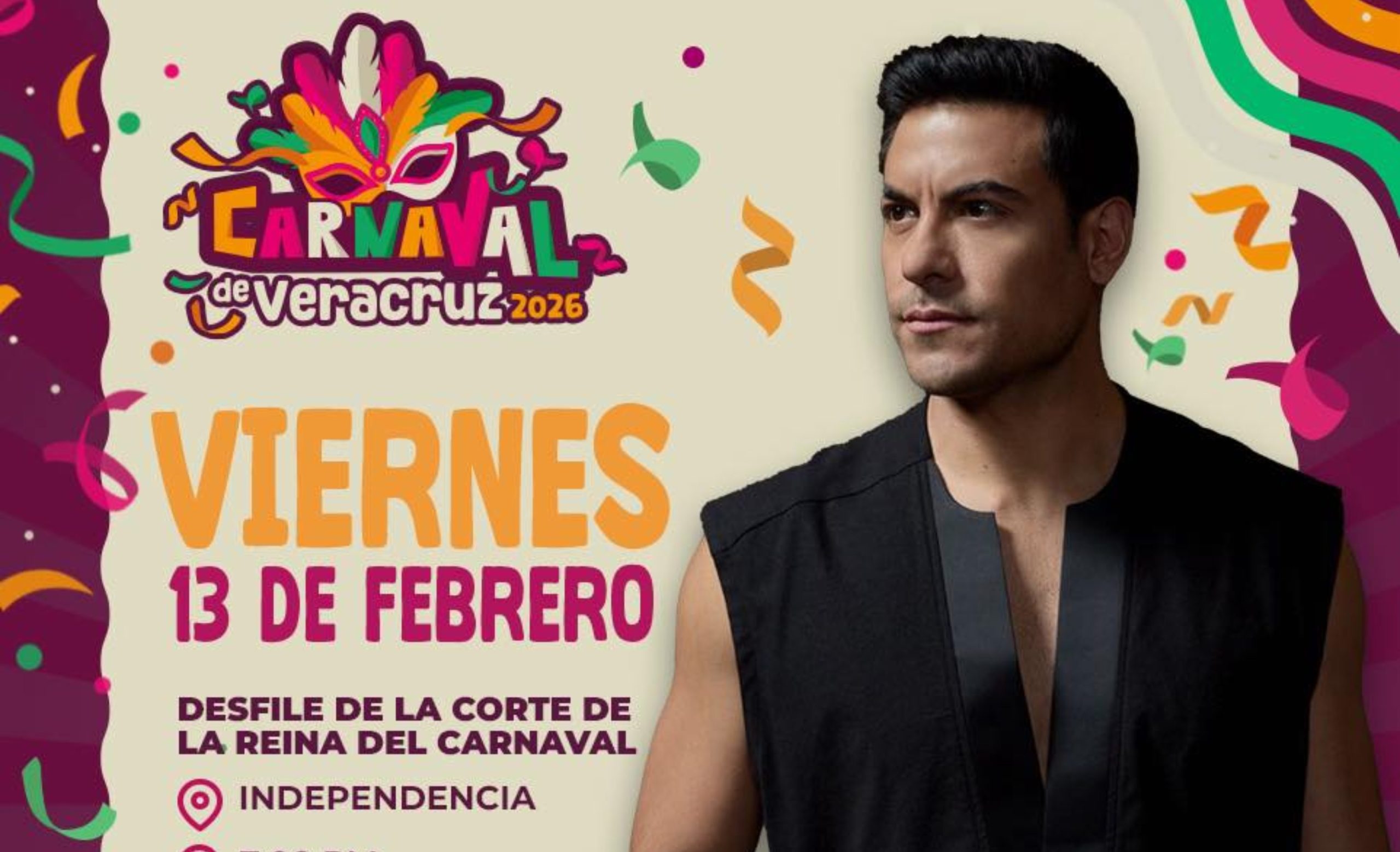 Carlos Rivera el artista estelar en la coronación de la reina