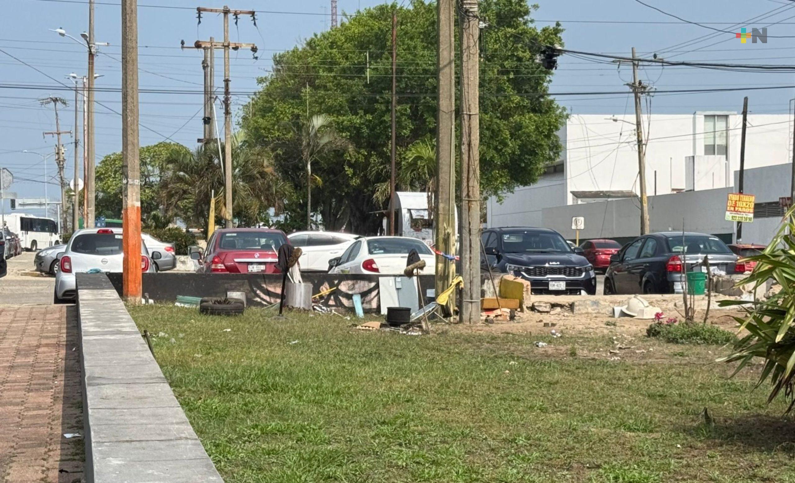 Comerciantes piden que se mejore la imagen de jardineras en avenida de Coatza