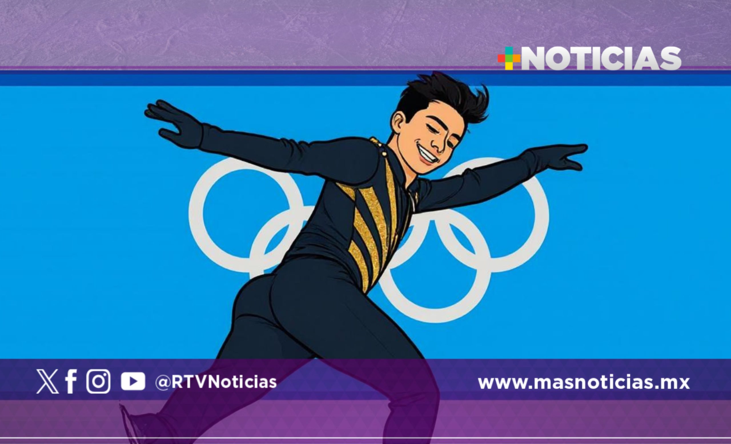 Donovan Carrillo debutó en la final de Milano-Cortina