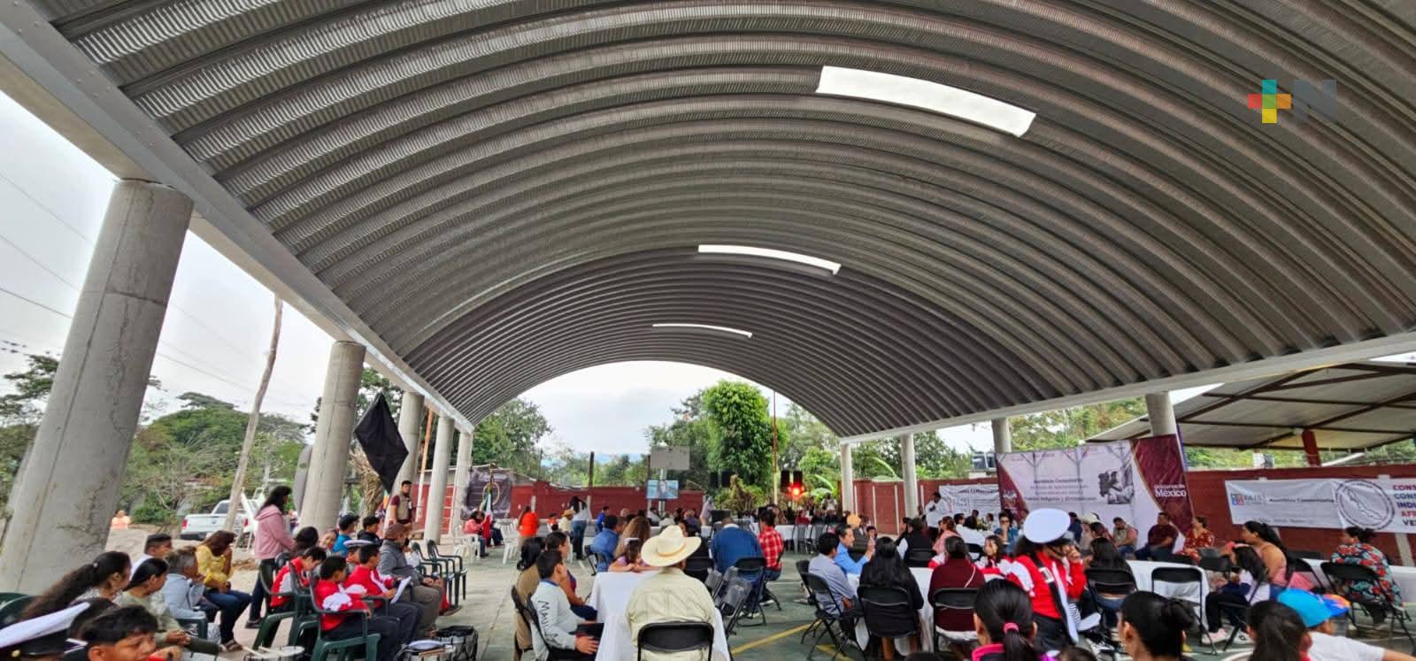 En Yanga y Cuitláhuac entregan obras del Fondo de aportaciones para pueblos afromexicanos