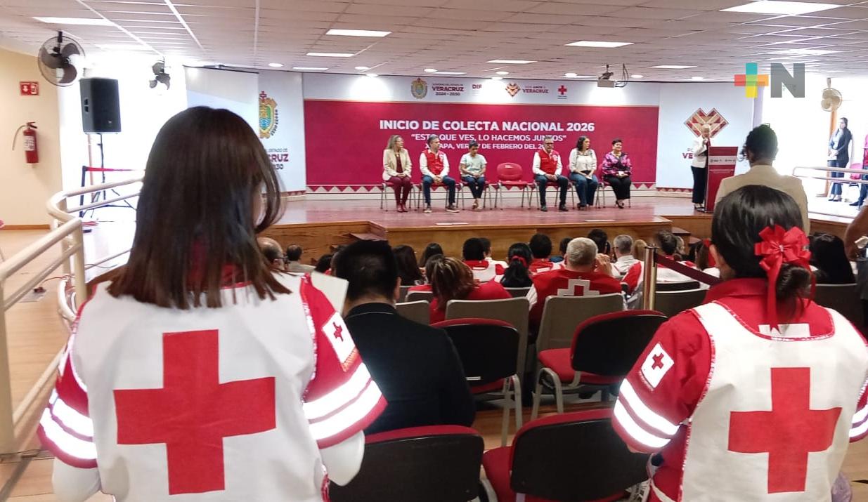En Veracruz, Cruz Roja busca recaudar 20 mdp en colecta