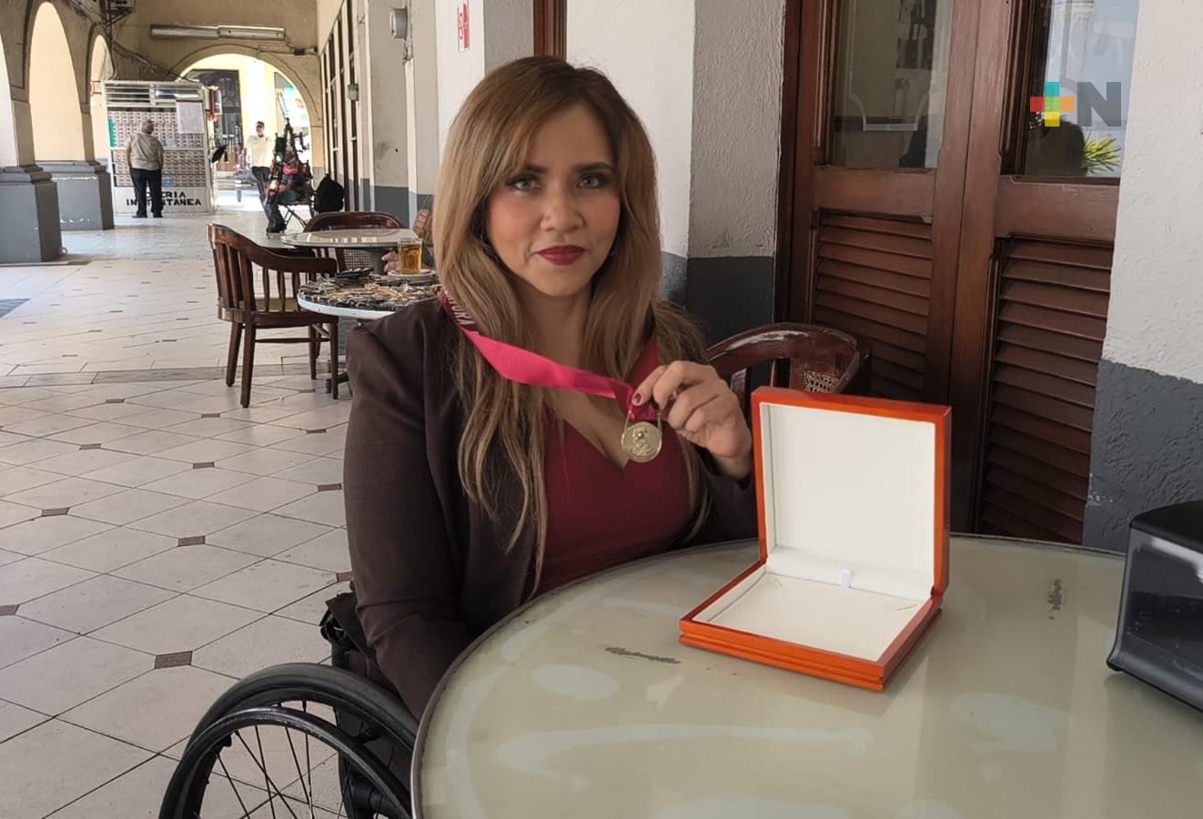 Este reconocimiento no es mío, es de toda la comunidad con discapacidad: María Luisa