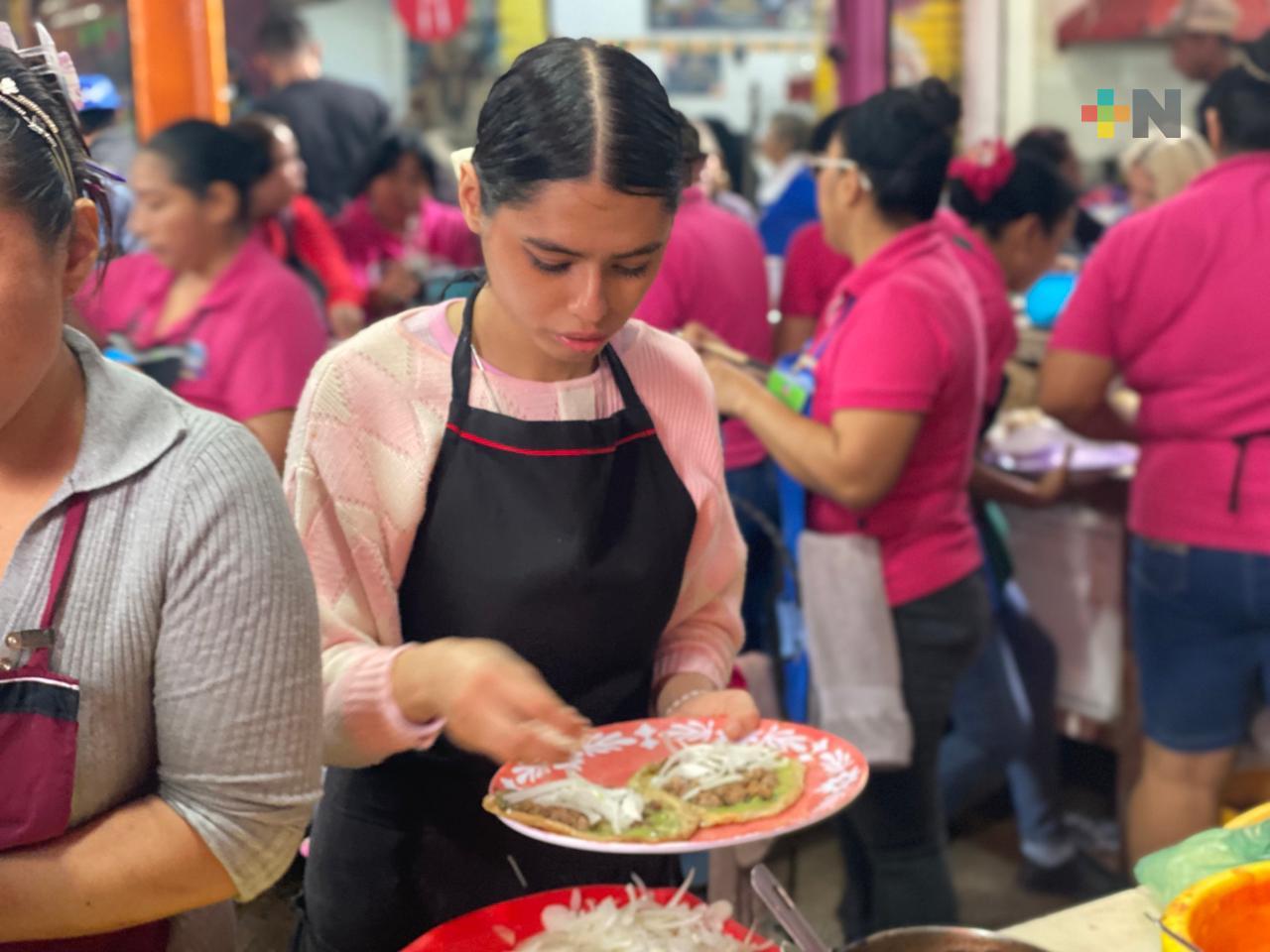 Picada jarocha preparada cumple con lineamientos del plato del bien comer