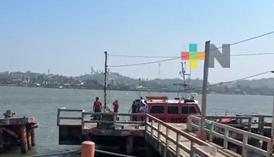 Recala cuerpo de persona que cayó desde el puente Coatzacoalcos I