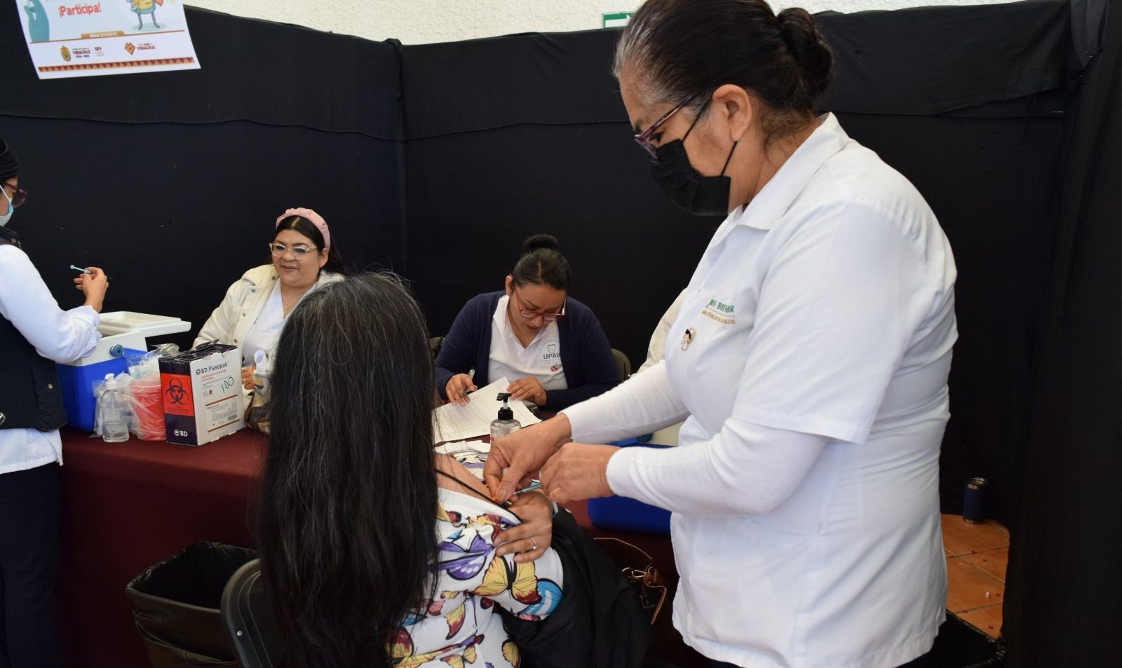 Refuerzan esquema de vacunación en oficinas centrales de la SEV