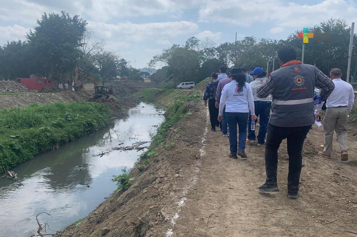 Supervisan en Poza Rica avances tras inundaciones de 2025