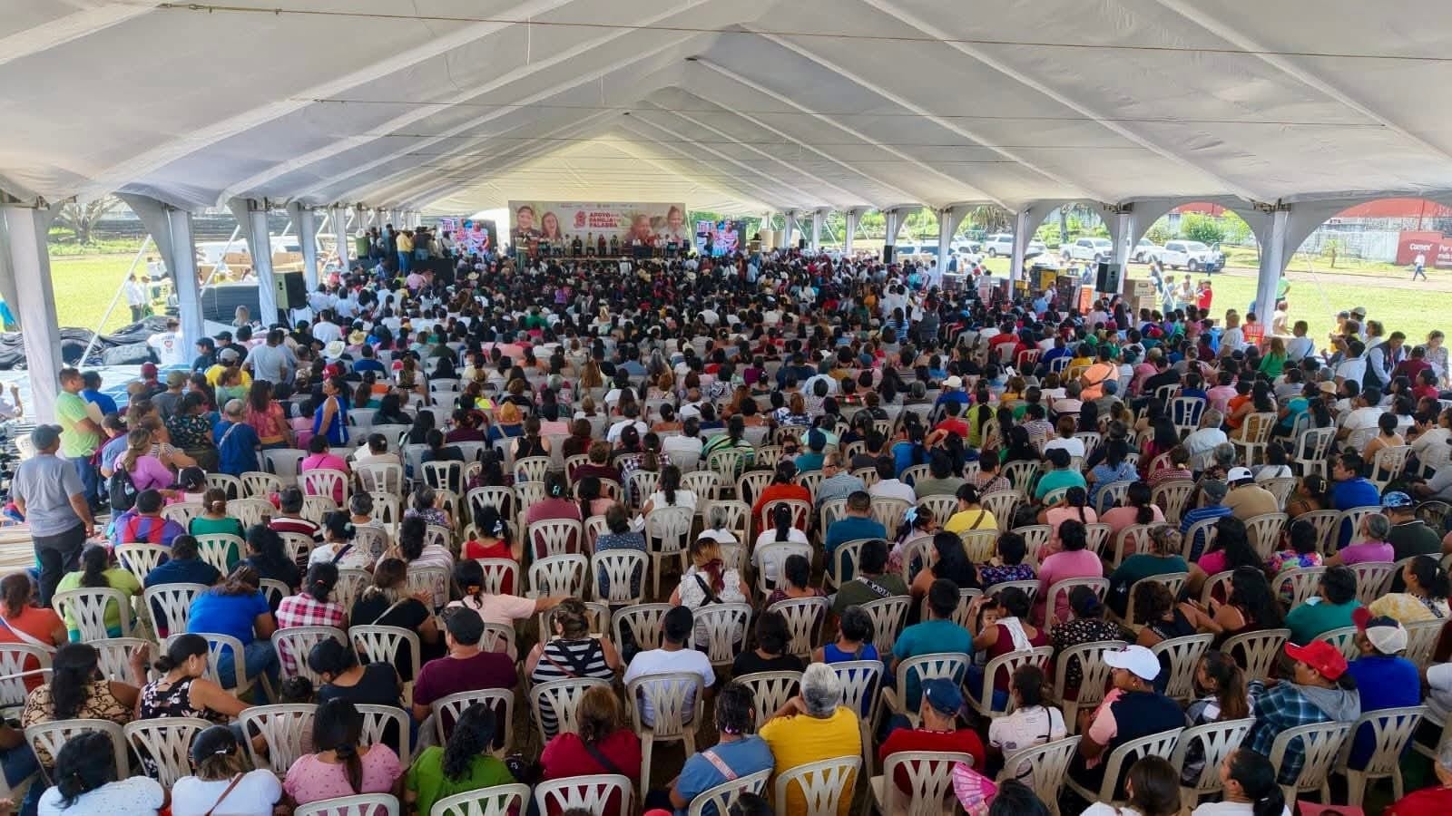 Se realizaron acciones de carácter social y de infraestructura en la región de Los Tuxtlas