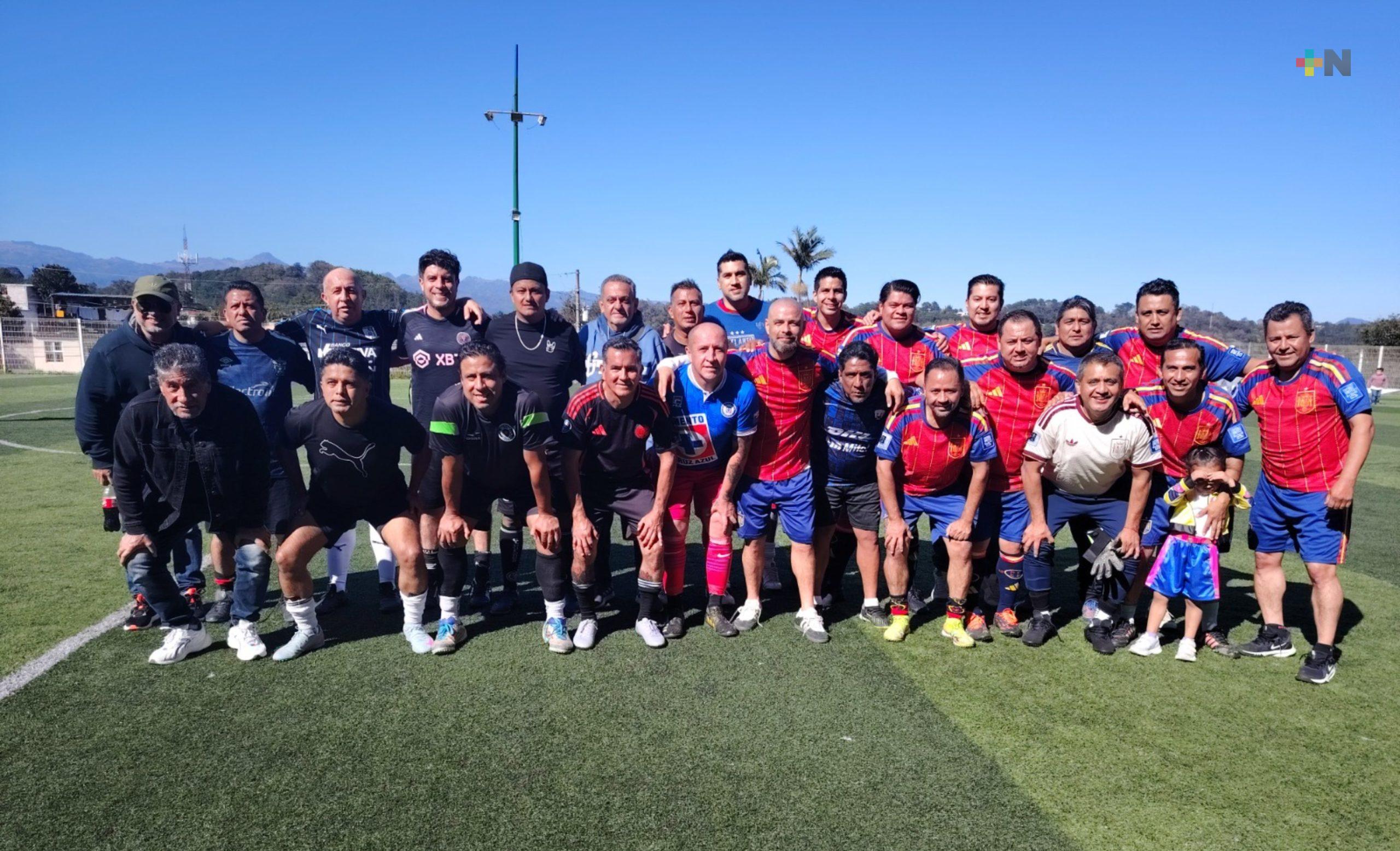 Actividad de torneo de 40 y más de futbol 7