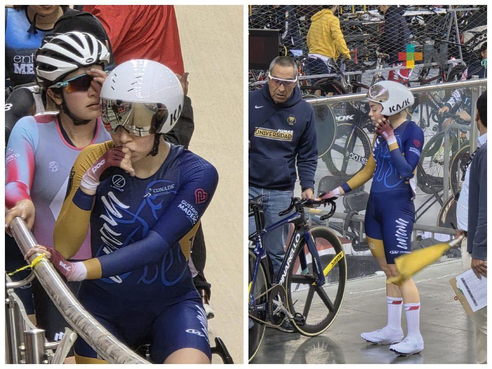 Yareli Acevedo, campeona mundial de ciclismo de pista, en Xalapa