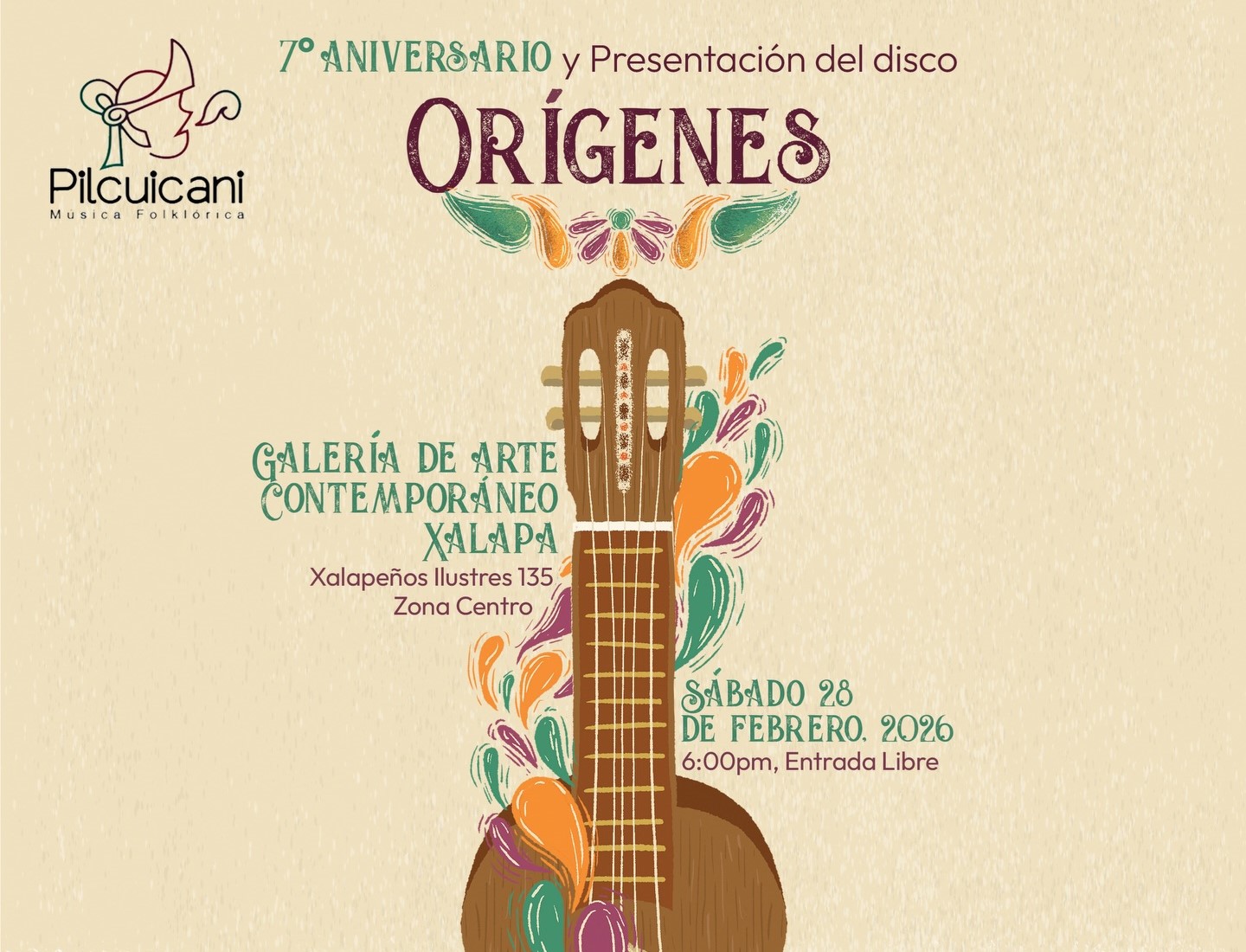 El grupo Pilcuicani presentará su disco “Orígenes” en la Galería de Arte Contemporáneo