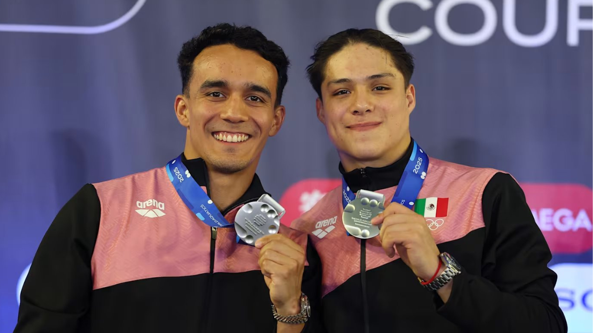 Olvera y Celaya conquistan plata en la Copa Mundial de Clavados