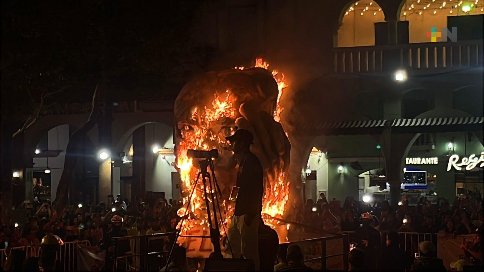 Inicia Carnaval de Veracruz 2026 con quema del Mal Humor