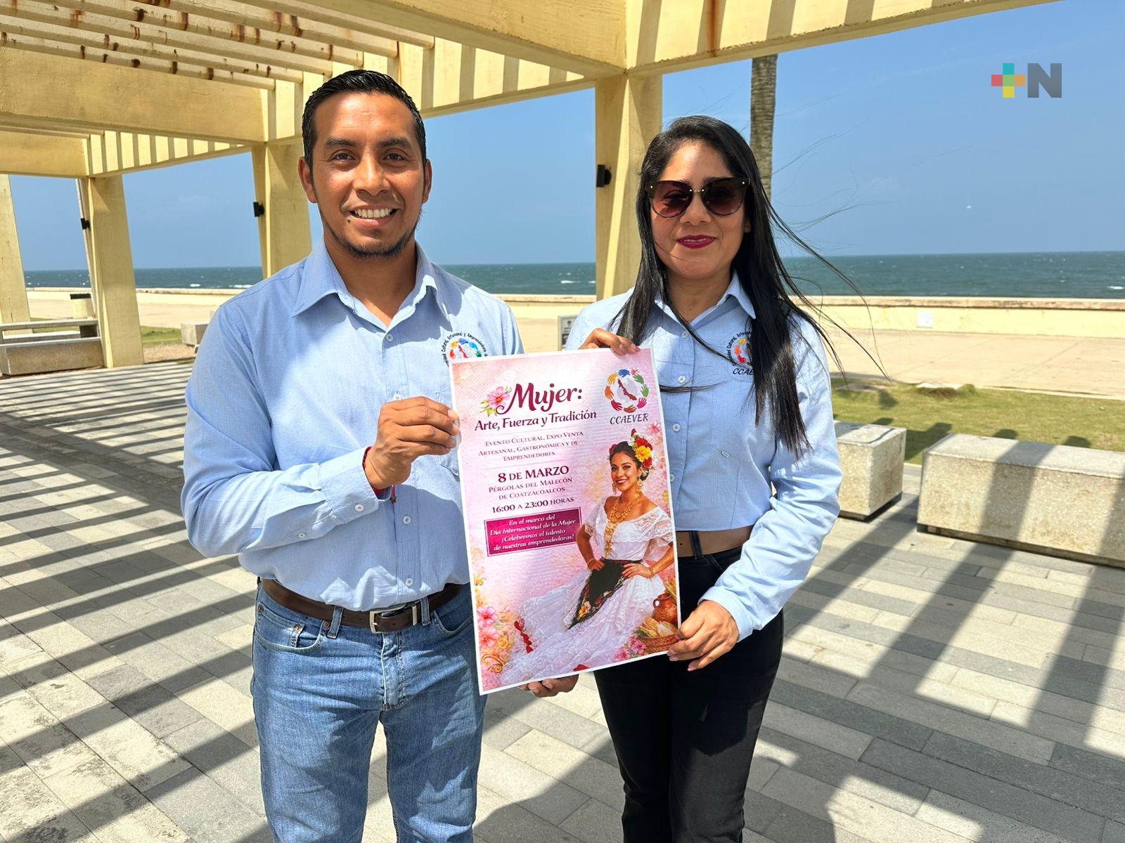 Habrá expoventa artesanal y actividades culturales por el Día de la Mujer en Coatzacoalcos