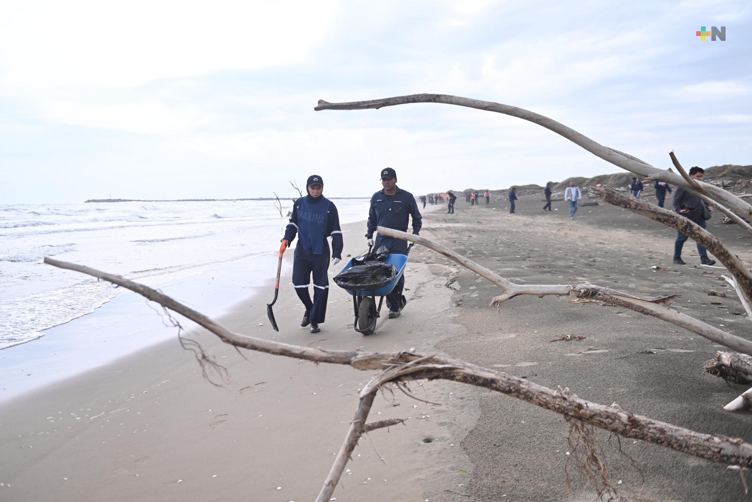 Alvarado recibe temporada vacacional con playas en condiciones óptimas