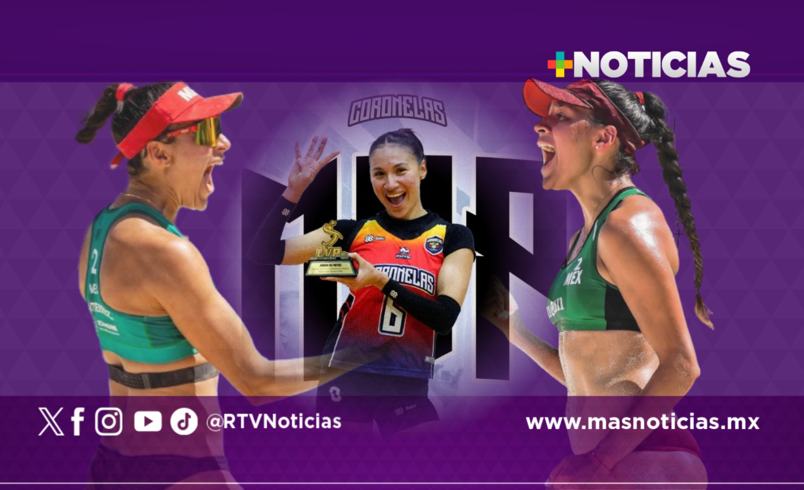 Tras brillar en la arena, Atenas Gutiérrez apuesta por el voleibol de sala