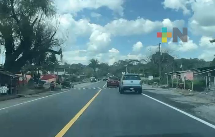 Avanzan trabajos de rehabilitación en carretera Tlapacoyan – Martínez de la Torre