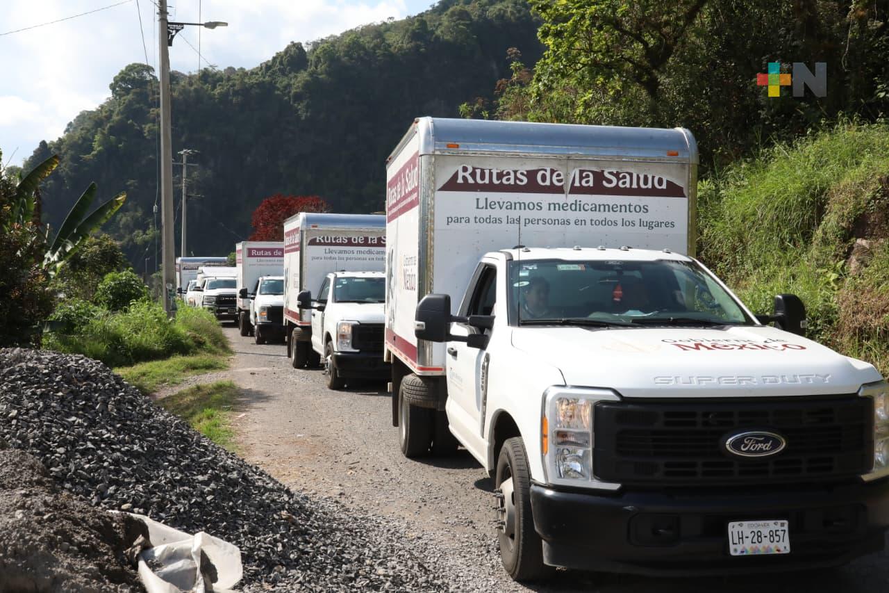 Veracruz cumple meta de distribución de medicamentos al 100% en primer trimestre